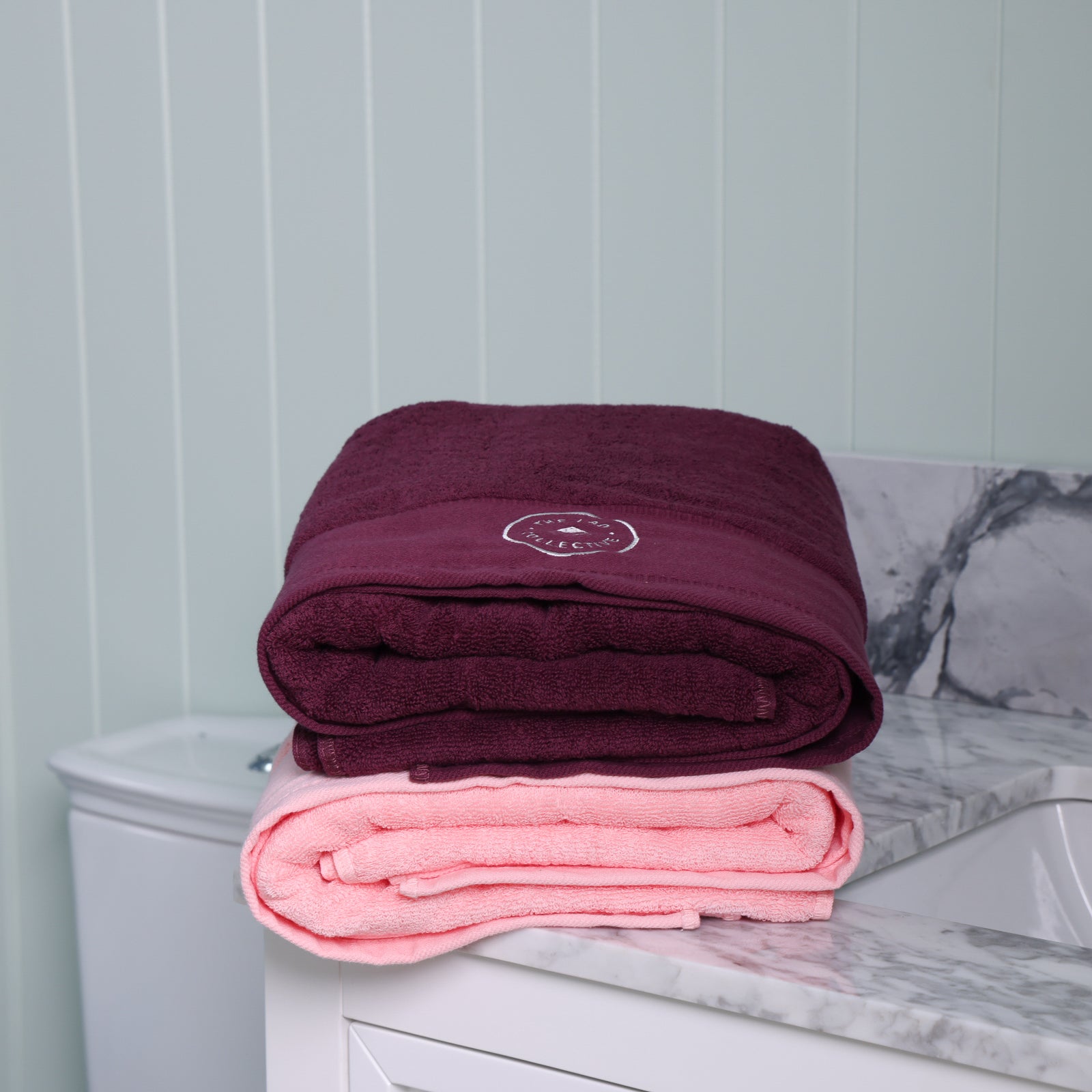 Luxury Towels One Size Streaky Bay Pink