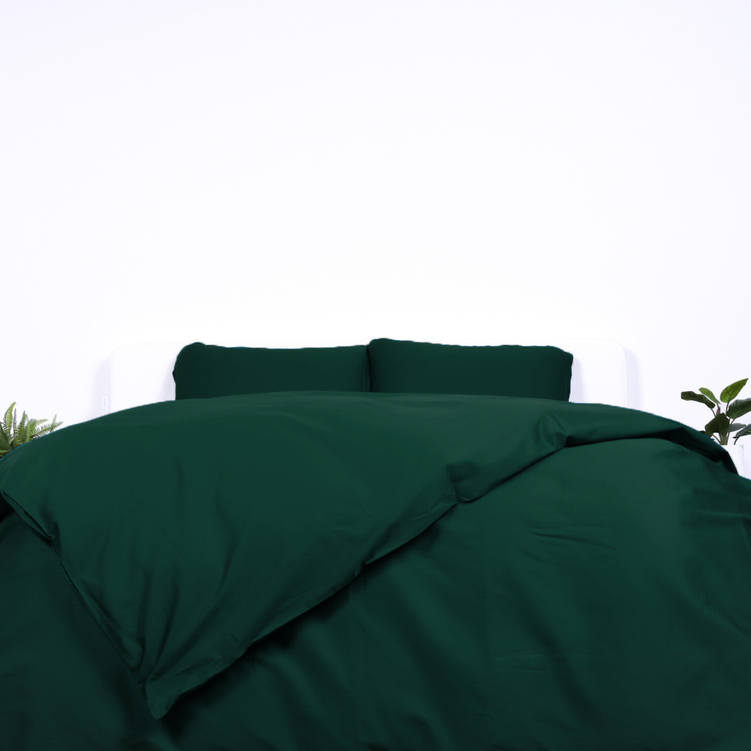 Luxury Quilt Cover King Single Port Douglas Green