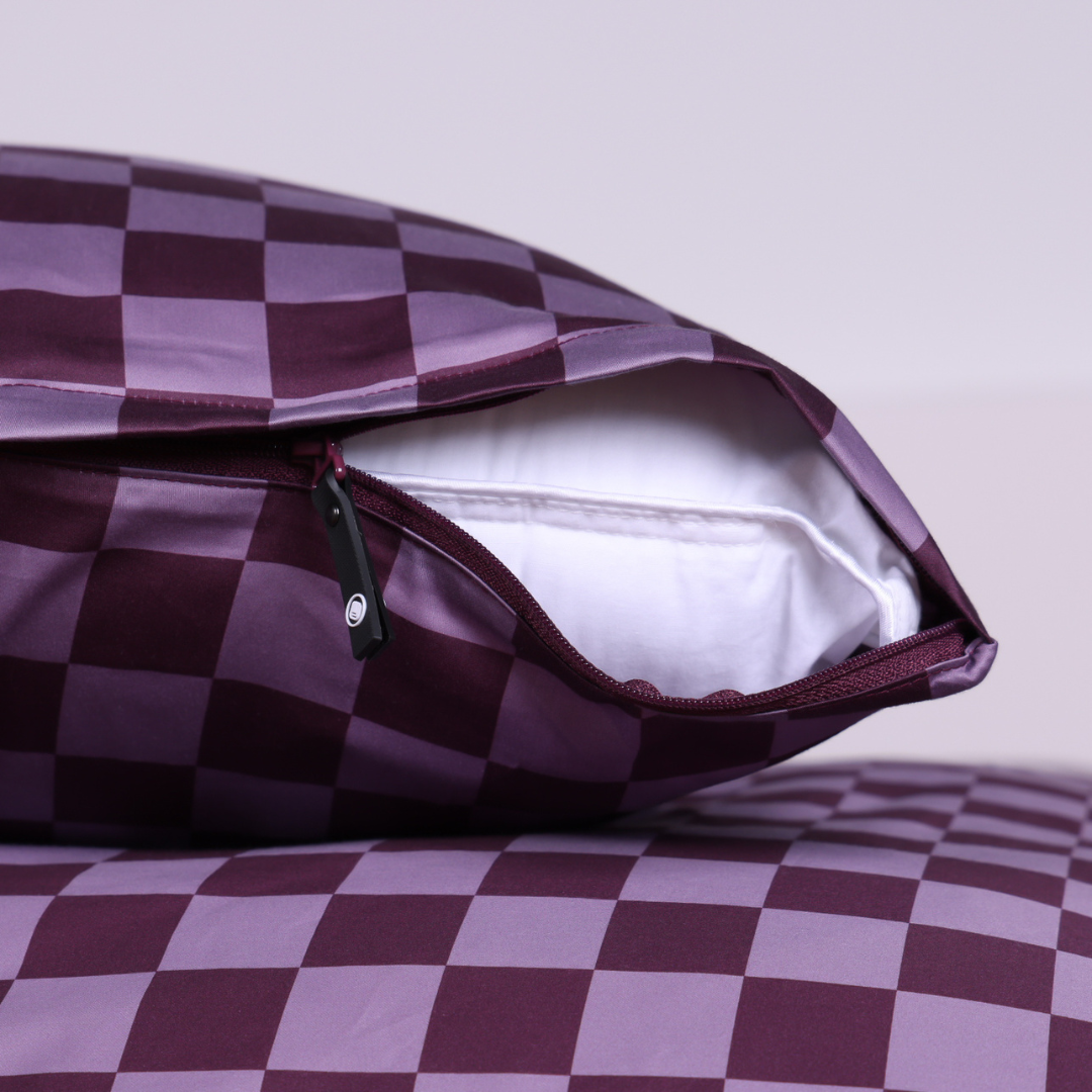 Lady Musgrave Chequered Magnetic Clip & Zip Quilt Cover