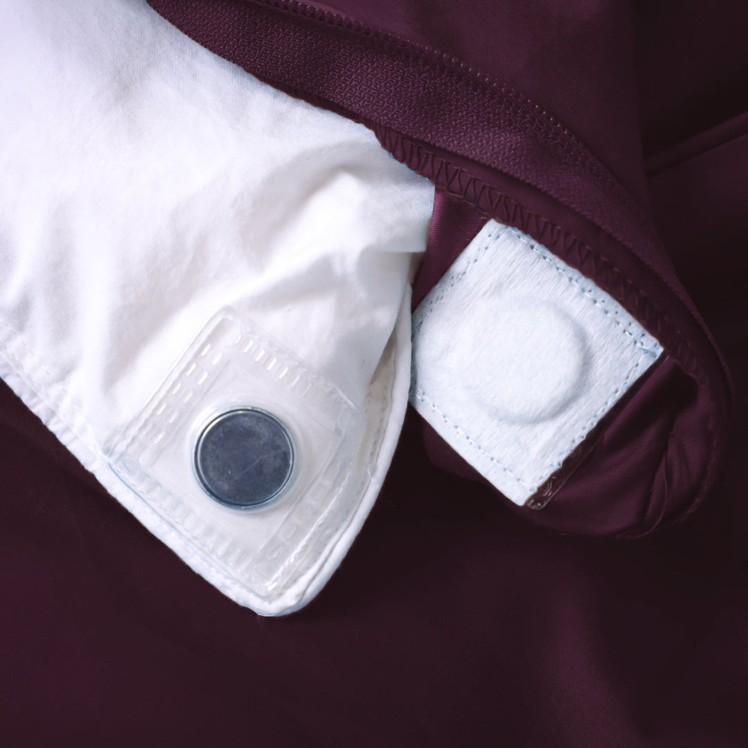 Luxury Quilt Cover Super King Lady Musgrave Burgundy