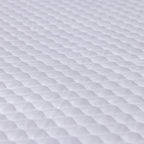 Close-up of white textured fabric on Waterproof Mattress Protector.
