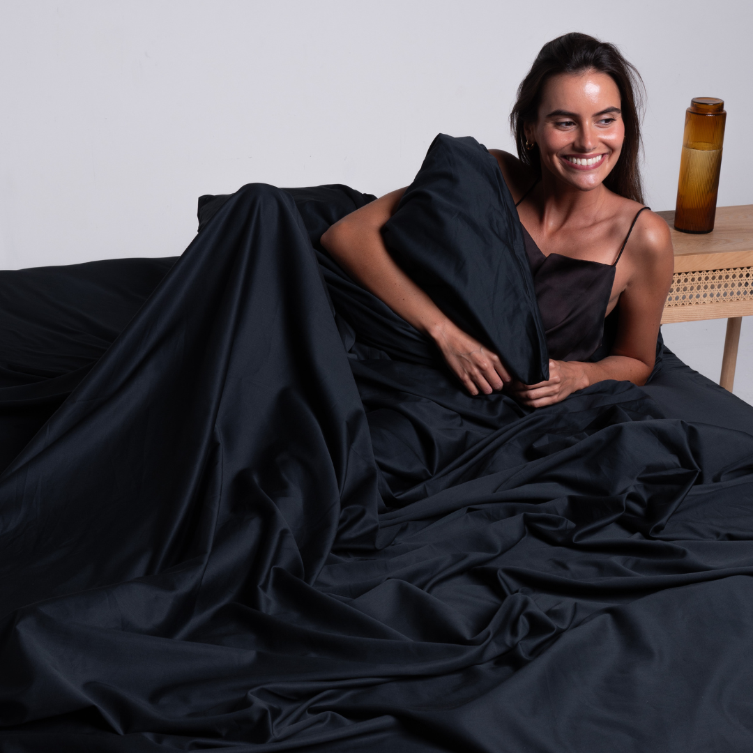 Luxury Bedding Set King Nullarbor Black
