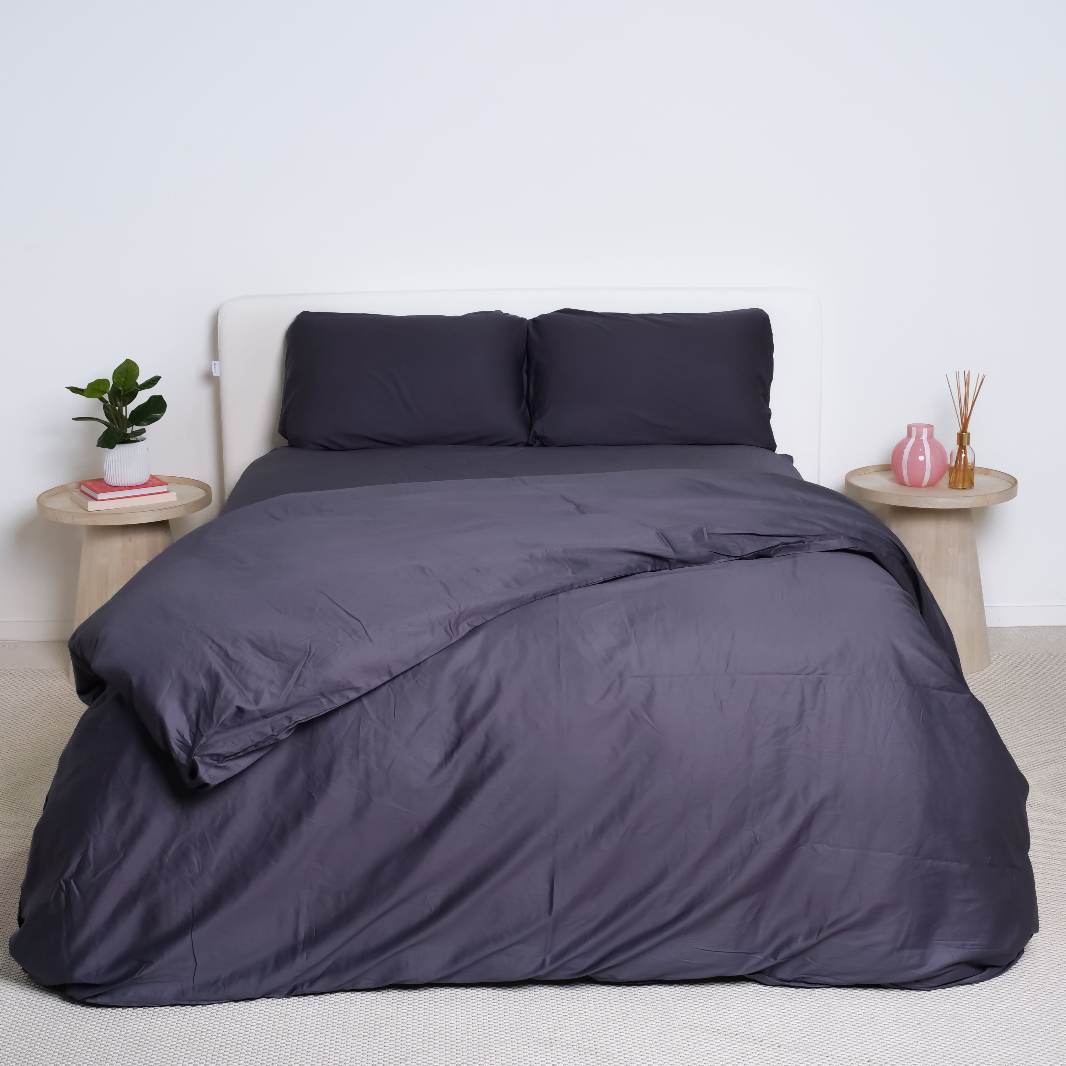 Luxury Quilt Cover Queen Tasman Grey