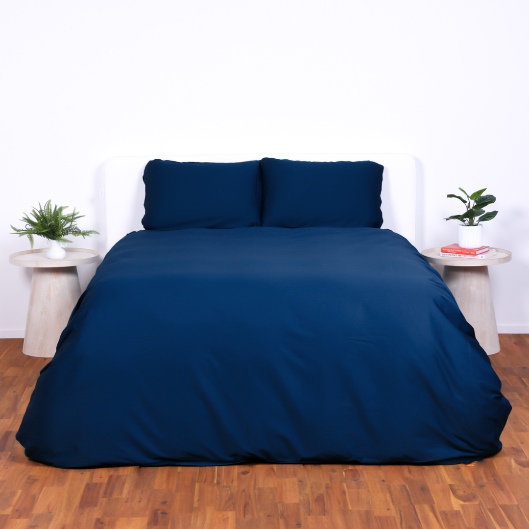 Luxury Quilt Cover King Pacific Blue_Navy