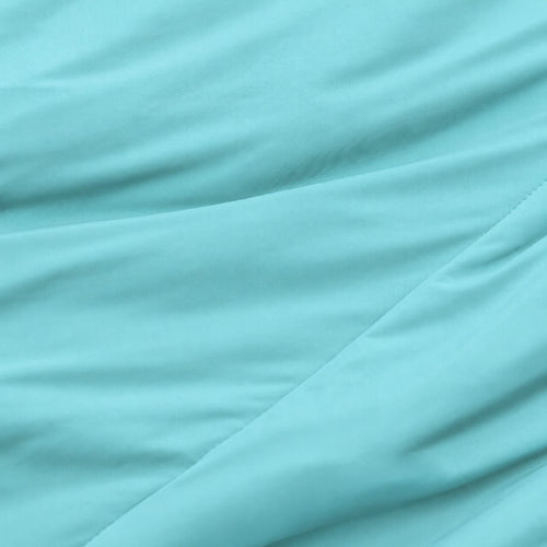 Light bright blue fabric texture.