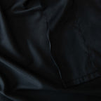 Close-up of a black fabric texture.