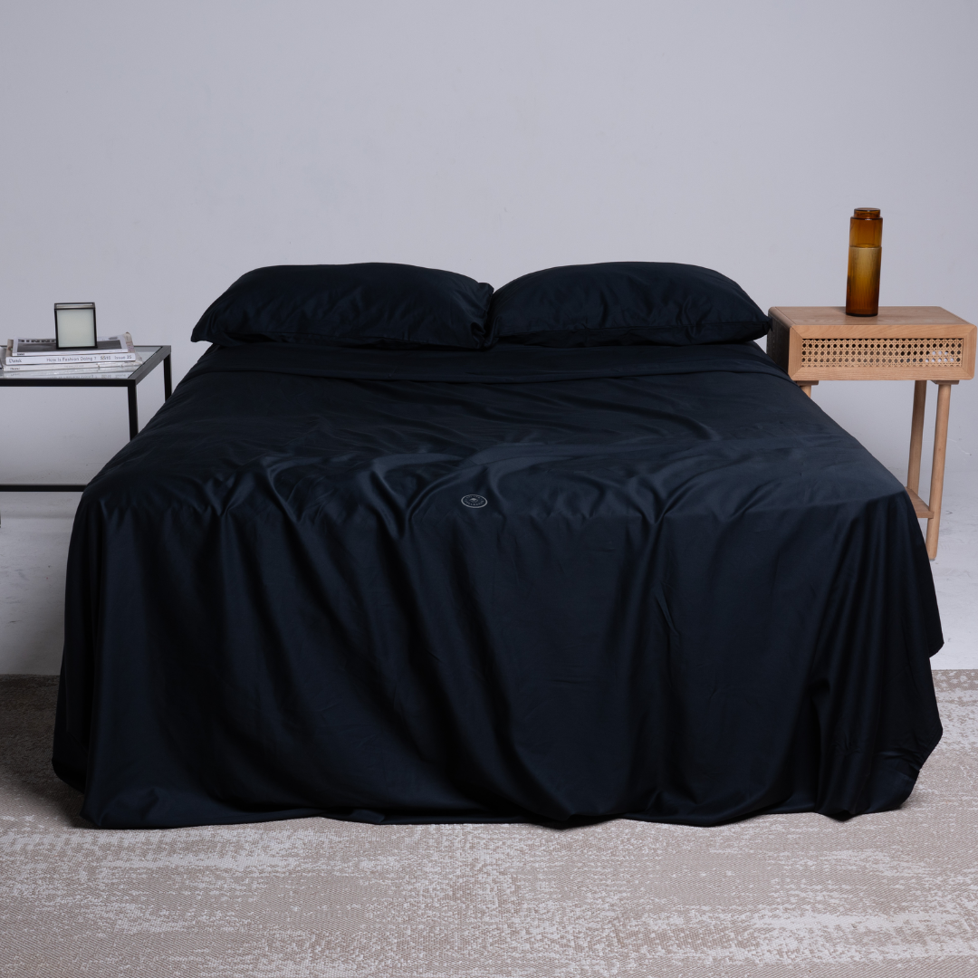 Luxury Bedding Set Queen Nullarbor Black
