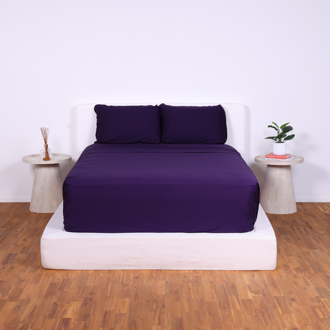 Luxury Bedding Set Double Southern Lights Purple