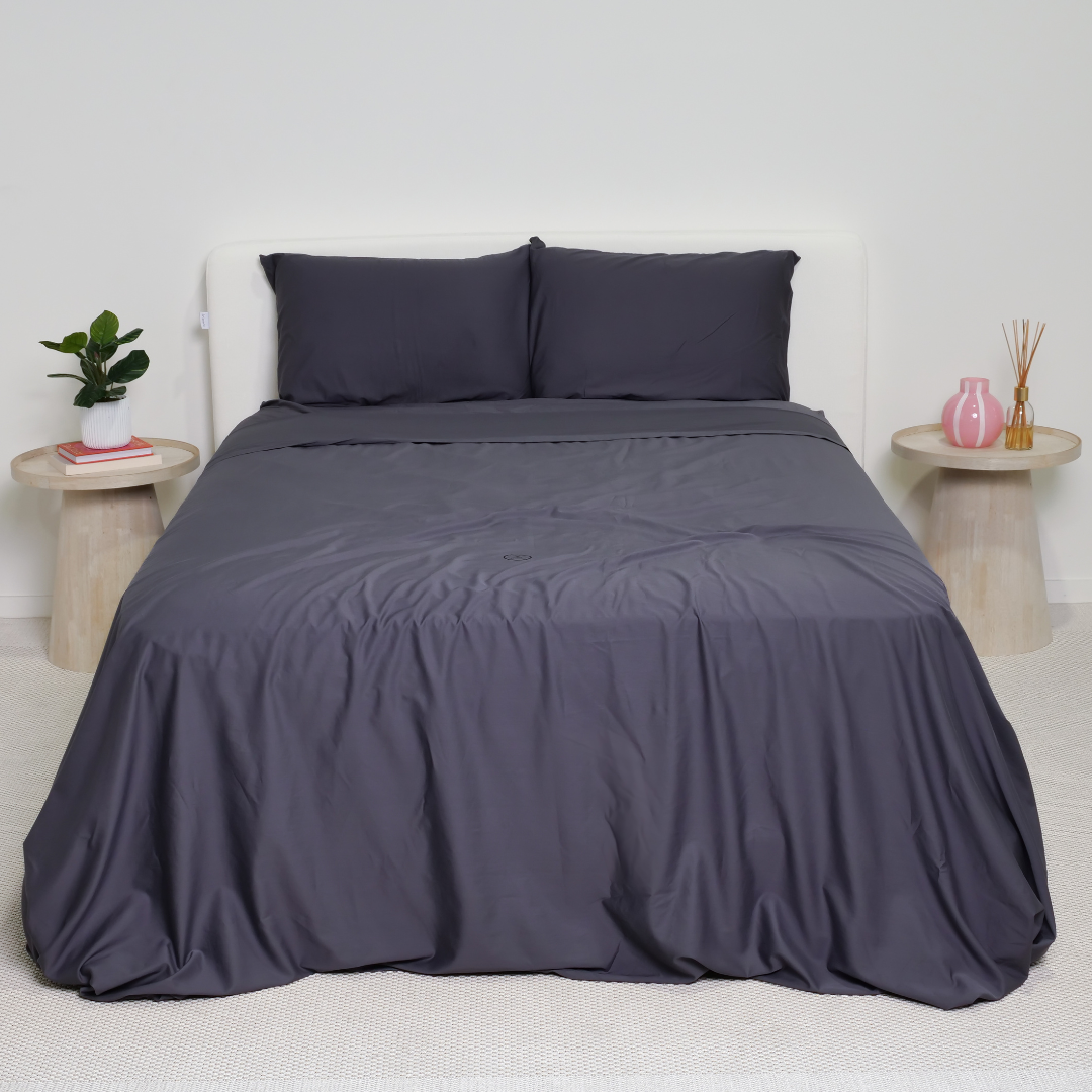 Luxury Bedding Set Queen Tasman Grey