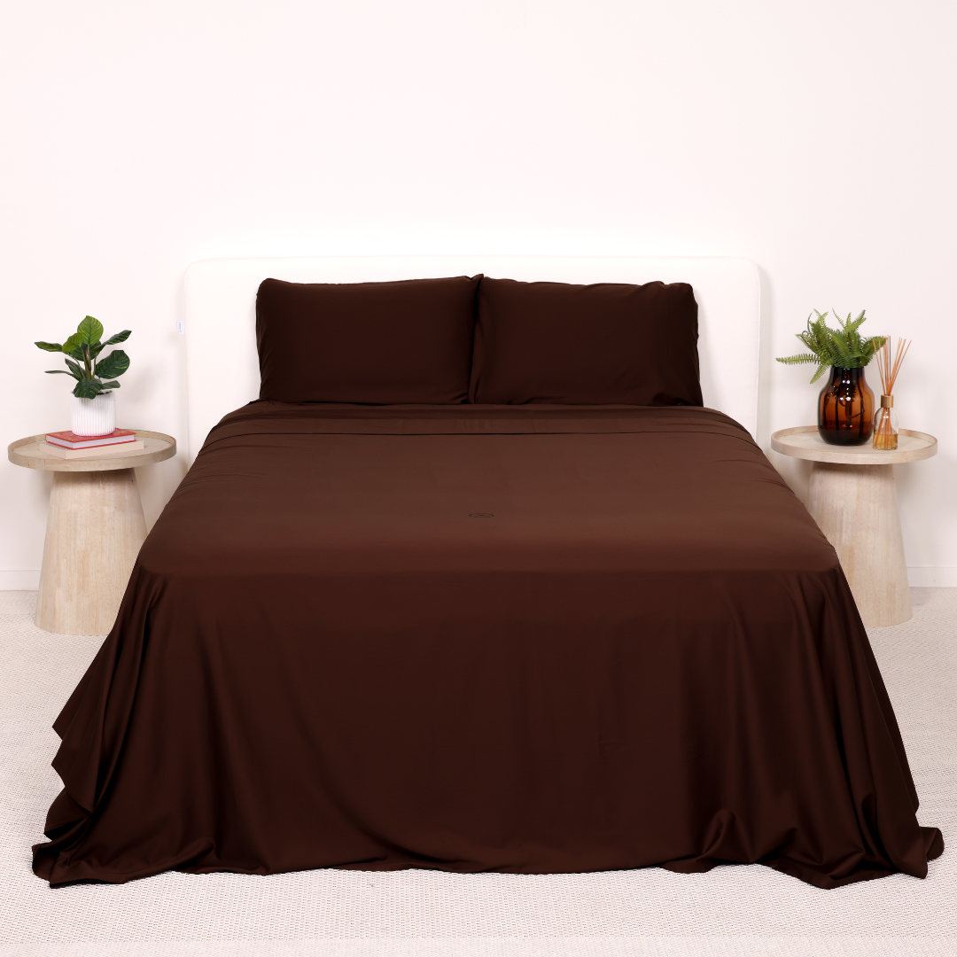 Luxury Bedding Set Queen Cradle Mountain Brown