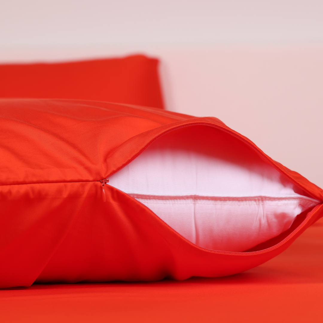 Luxury Bedding Set King Yarra Valley Red