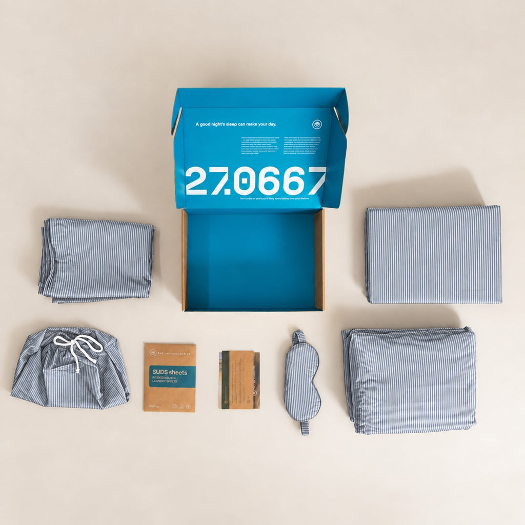Grey Range & Tasman Stripe 3.0 Bedding Set